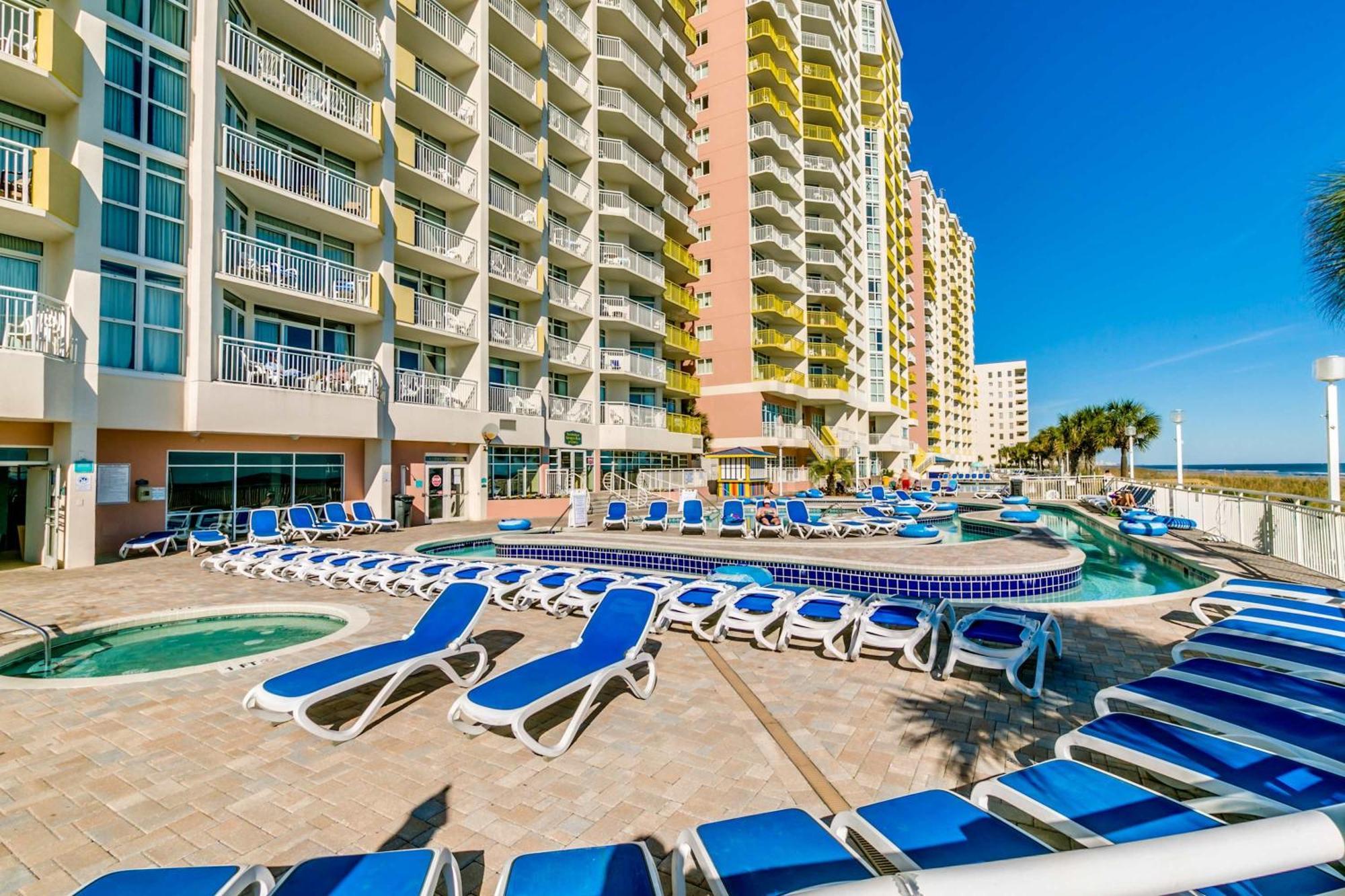 Oceanfront Top Location Modern Resort Lazy River Huge Pool Oasis Myrtle Beach Exterior photo